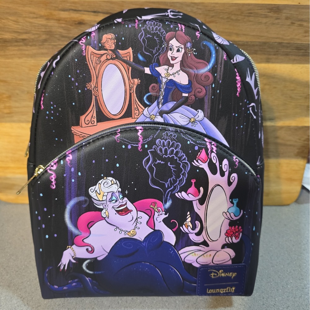 Loungefly Disney The Little Mermaid Ursula & Vanessa Mini Backpack